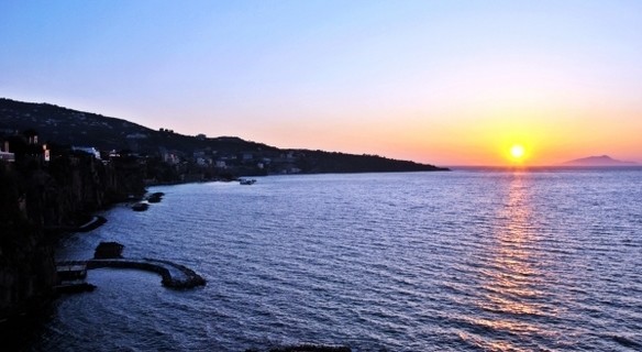 Sunset on Sorrento Coast